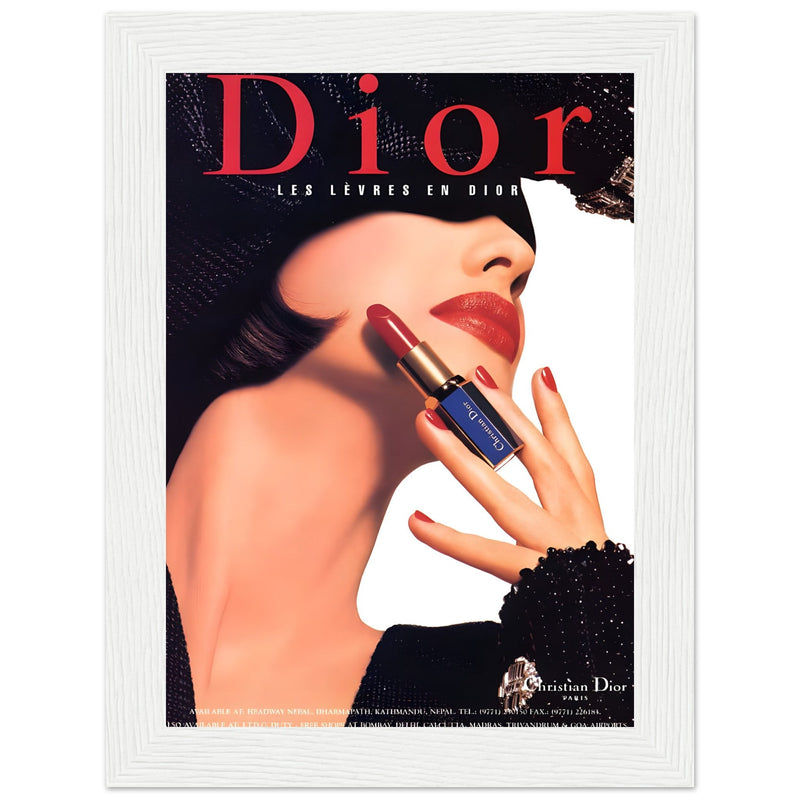 Christian Dior Woman Vintage Poster Ad