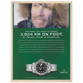 Rolex Explorer Vintage Poster Ad