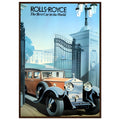 Rolls-Royce Best Car In The World Vintage Poster Ad