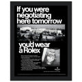Rolex Datejust Geneva Vintage Poster Ad