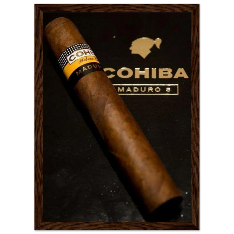 Cohiba Maduro 5 Vintage Cigar Poster