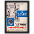 Rolex Sean Connery Vintage Poster Ad