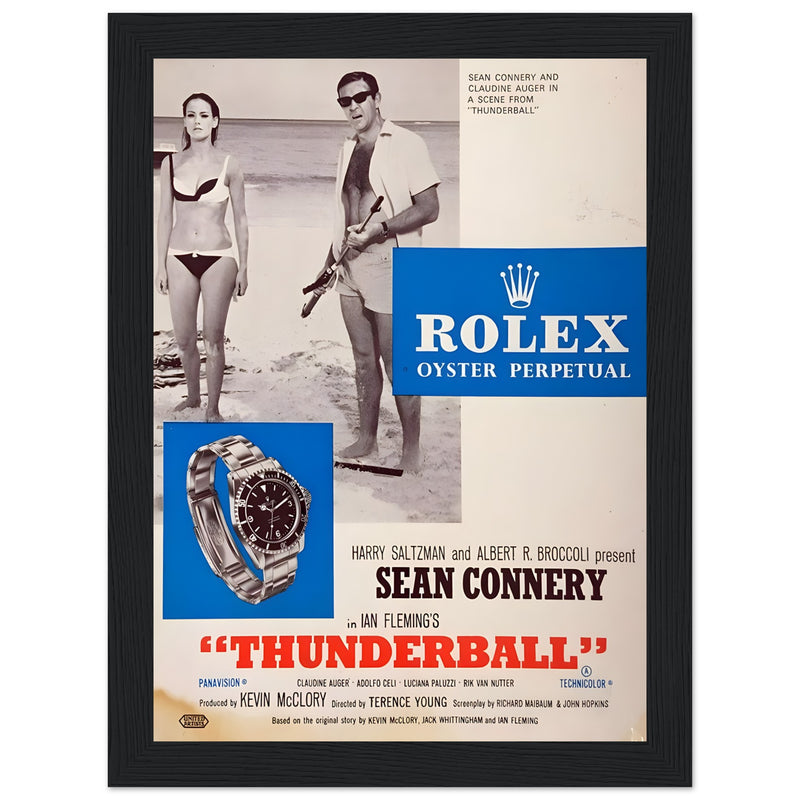 Rolex Sean Connery Vintage Poster Ad