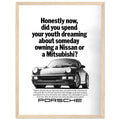 Porsche 911 Vintage Ad Poster