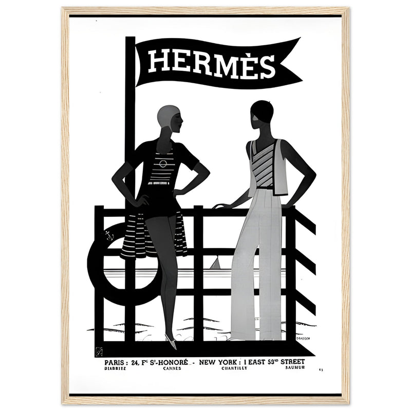 Hermes Flag Vintage Poster Ad