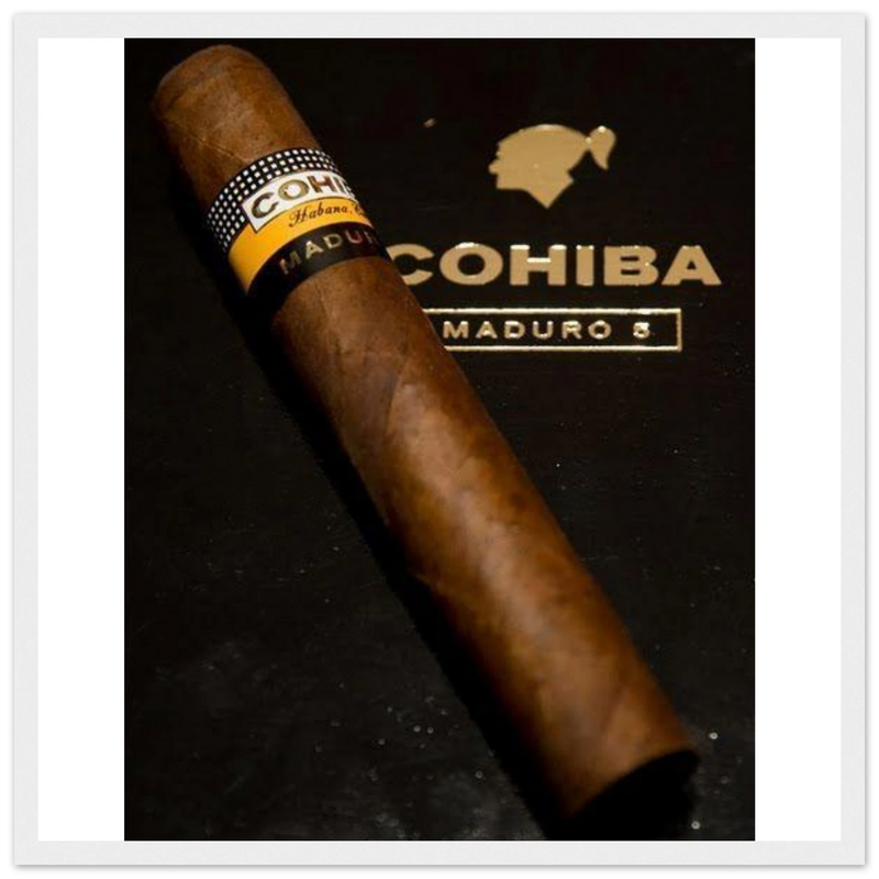 Cohiba Maduro 5 Vintage Cigar Poster