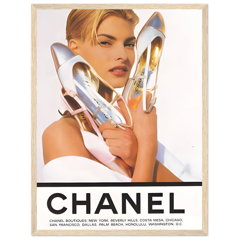 Chanel Vintage Poster Ad
