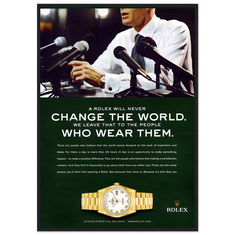 Rolex Day-Date Vintage Poster Ad