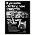 Rolex Explorer Everest Vintage Poster Ad