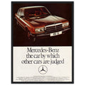 Mercedes Benz Vintage Poster Ad