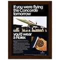 Rolex Oyster Perpetual Concorde Vintage Poster Ad