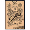 Louis Vuitton London Paris Vintage Poster Ad