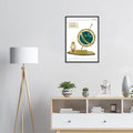 Rolex Day-Date Globe Vintage Poster Ad