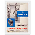 Rolex Sean Connery Vintage Poster Ad