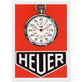 Heuer 1963 Vintage Poster Ad