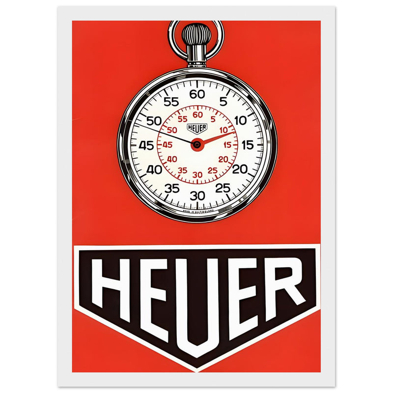 Heuer 1963 Vintage Poster Ad