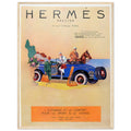 Hermes Paris Car Vintage Poster Ad
