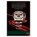 Rolex Live For Greatness Vintage Poster Ad