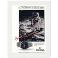Omega Moon Vintage Poster Ad