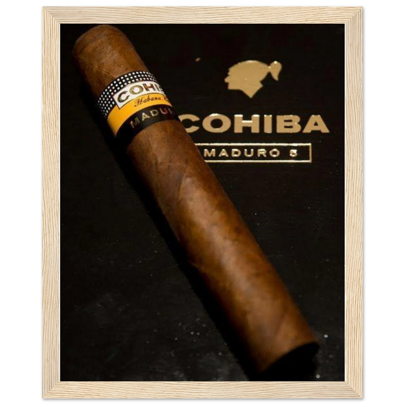 Cohiba Maduro 5 Vintage Cigar Poster