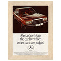 Mercedes Benz Vintage Poster Ad