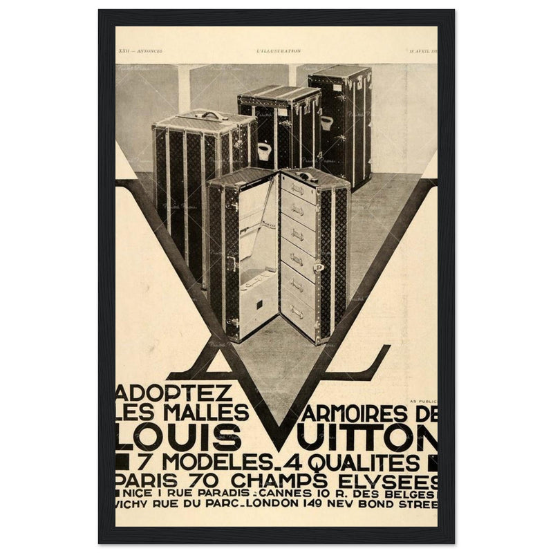 Louis Vuitton Paris Vintage Poster Ad
