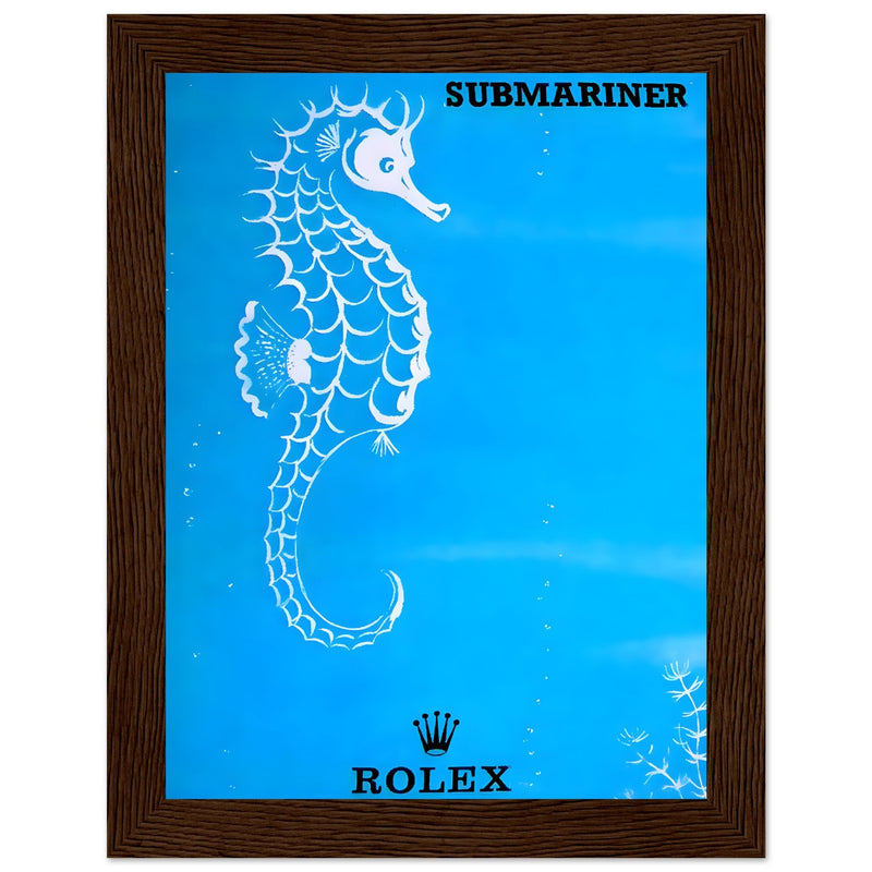 Rolex Submariner Vintage Ad Poster