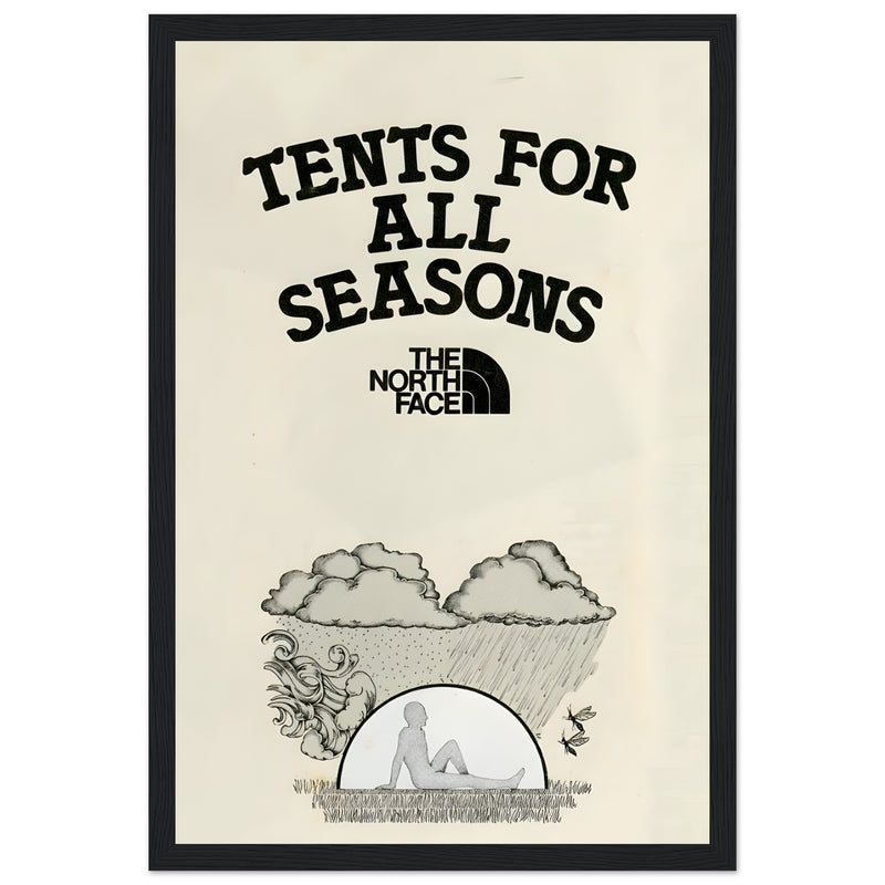 The North Face All Season Vintage Poster