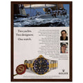 Rolex Yacht Submariner Vintage Poster Ad