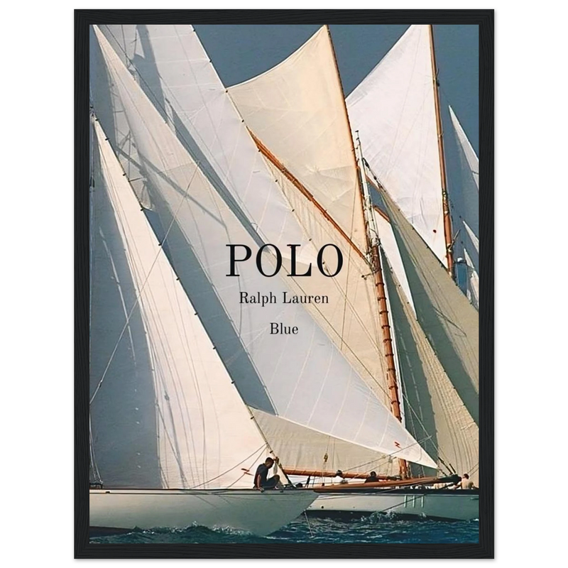 Polo Ralph Lauren Vintage Ad Poster - Polo Blue
