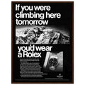 Rolex Explorer Everest Vintage Poster Ad
