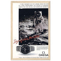Omega Moon Vintage Poster Ad