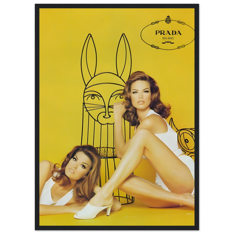 Prada Vintage Poster Ad