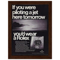 Rolex Jet Pilot Vintage Poster Ad