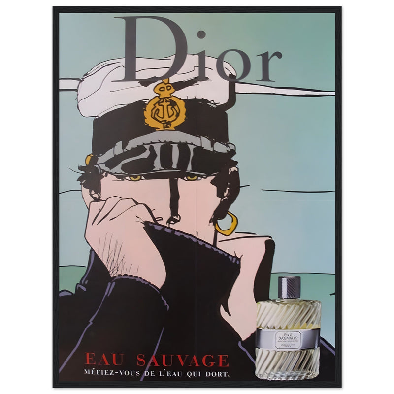 Dior Eau Sauvage Captain Vintage Poster