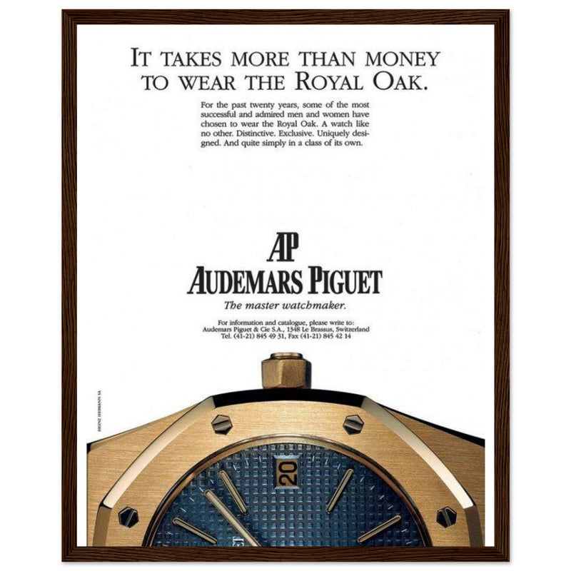 Audemars Piguet Master Watchmaker Vintage Poster Ad
