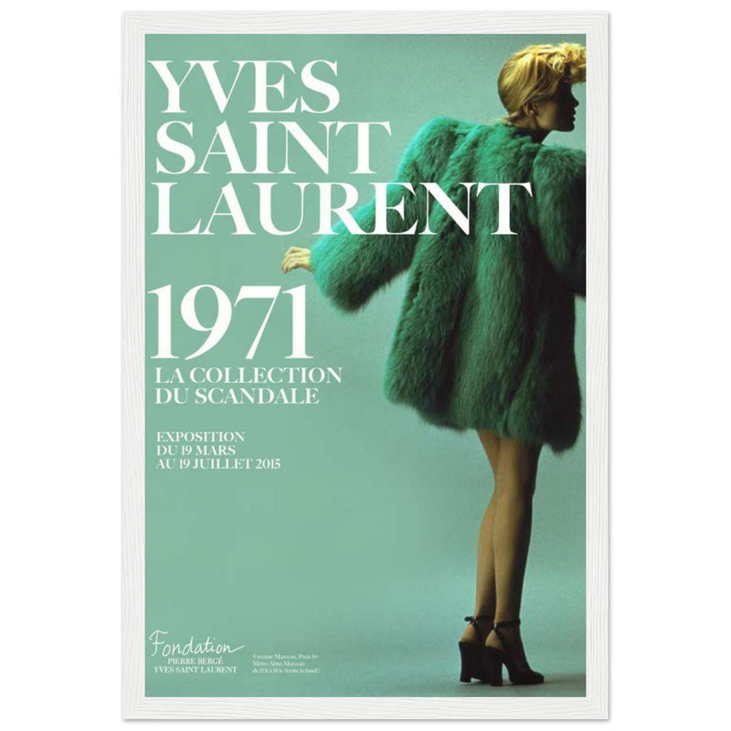 YSL 1971 Vintage Poster