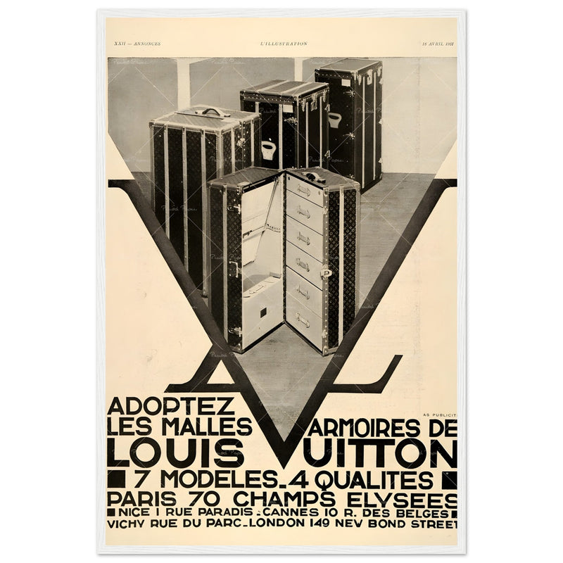 Louis Vuitton Paris Vintage Poster Ad