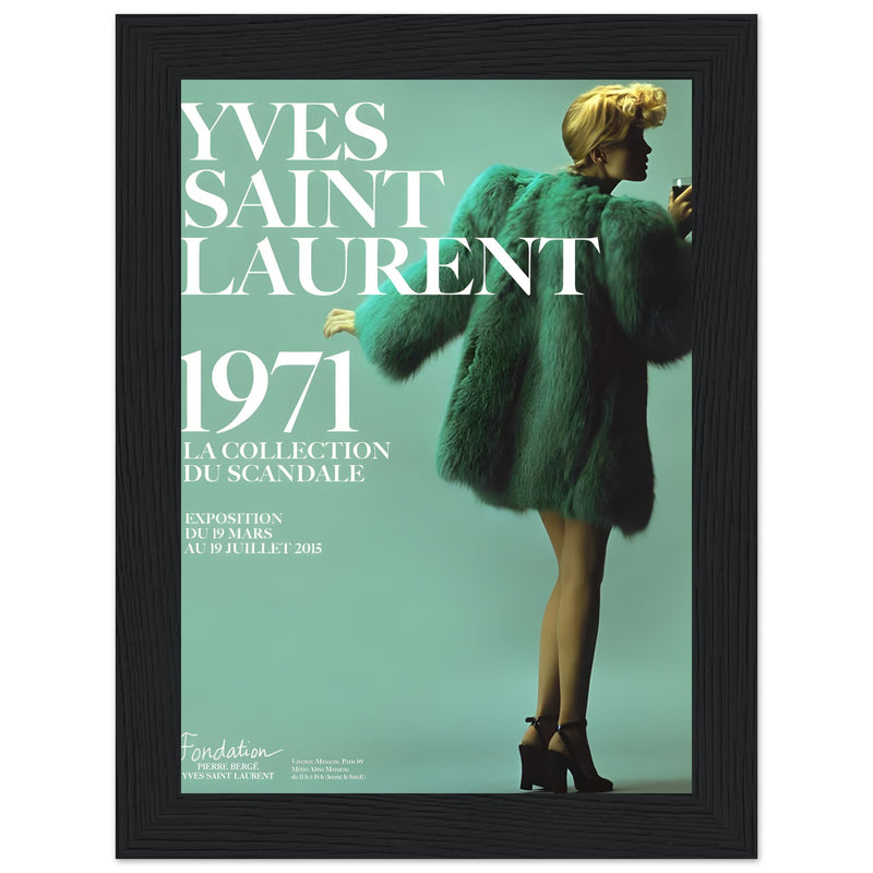 YSL 1971 Vintage Poster