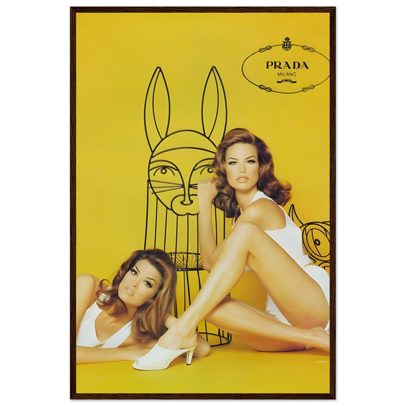 Prada Vintage Poster Ad