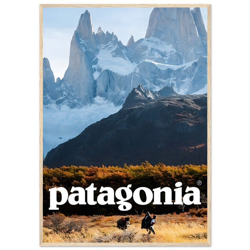 Patagonia Hikers Vintage Poster Ad
