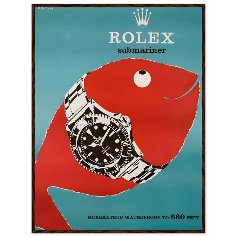 Rolex Submariner Vintage Poster Ad
