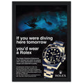 Rolex Oyster Perpetual Vintage Poster - Premium Matte