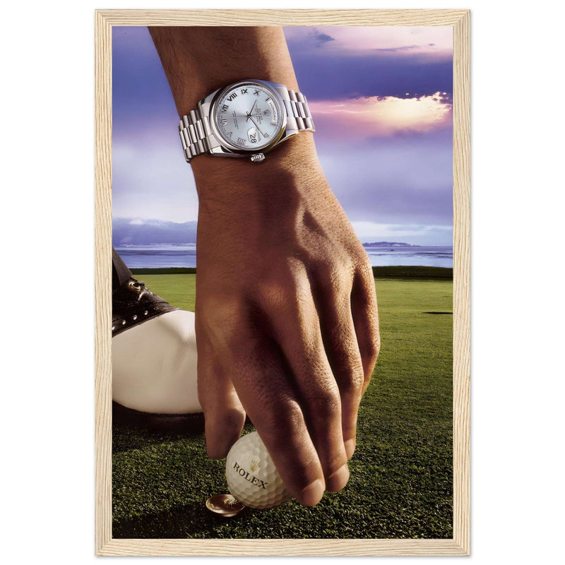 Rolex Day-Date Golfing Vintage Poster