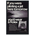 Rolex Jet Pilot Vintage Poster Ad