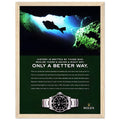 Rolex A Better Way Vintage Poster Ad