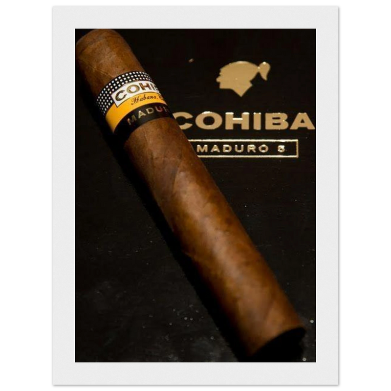 Cohiba Maduro 5 Vintage Cigar Poster
