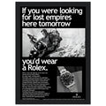 Rolex Submariner Vintage Poster Ad