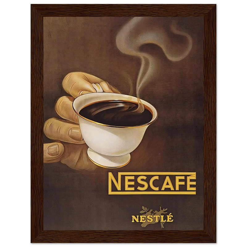 Nestle Nescafe Vintage Poster