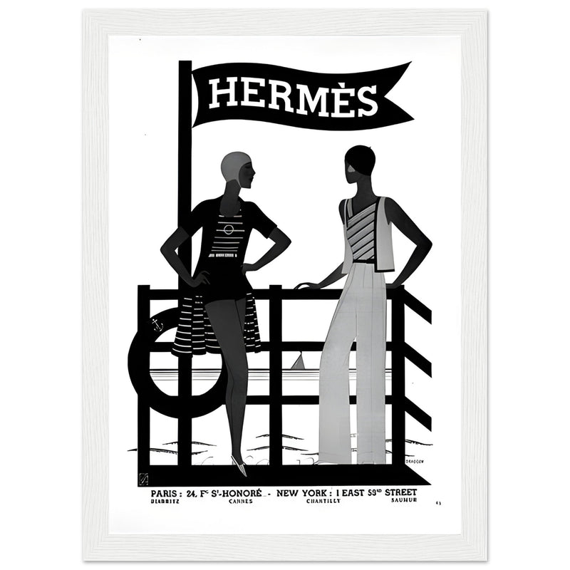 Hermes Flag Vintage Poster Ad